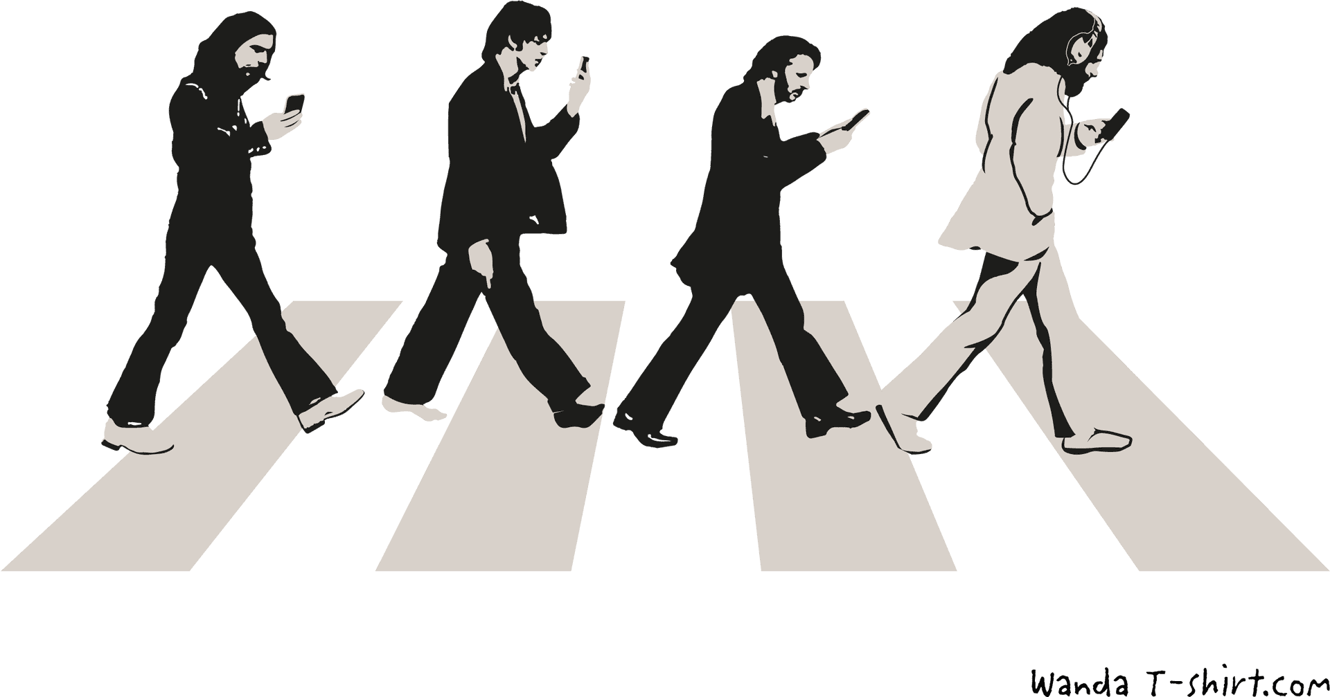 Modern Abbey Road Crossing PNG Image