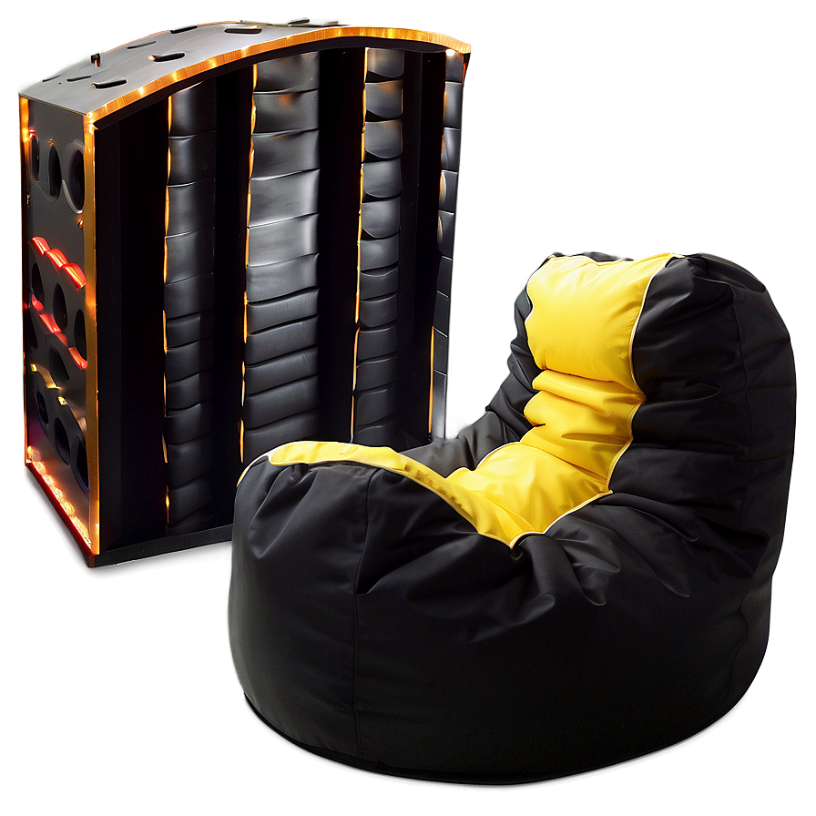 Modern Bean Bag Chair Png 06282024 PNG Image