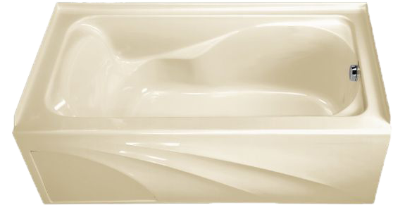 Modern Beige Bathtub PNG Image