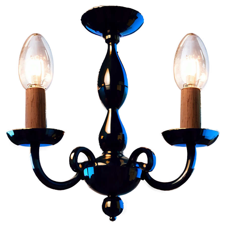 Modern Black Chandelier Png Mxy PNG Image