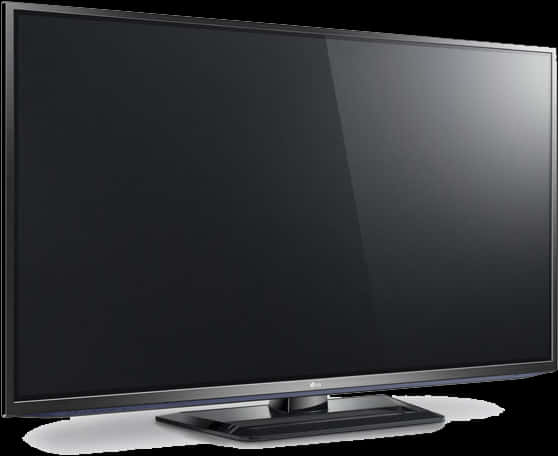 Modern Black Led T V Display PNG Image