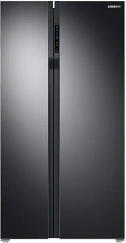 Modern Black Sideby Side Refrigerator PNG Image