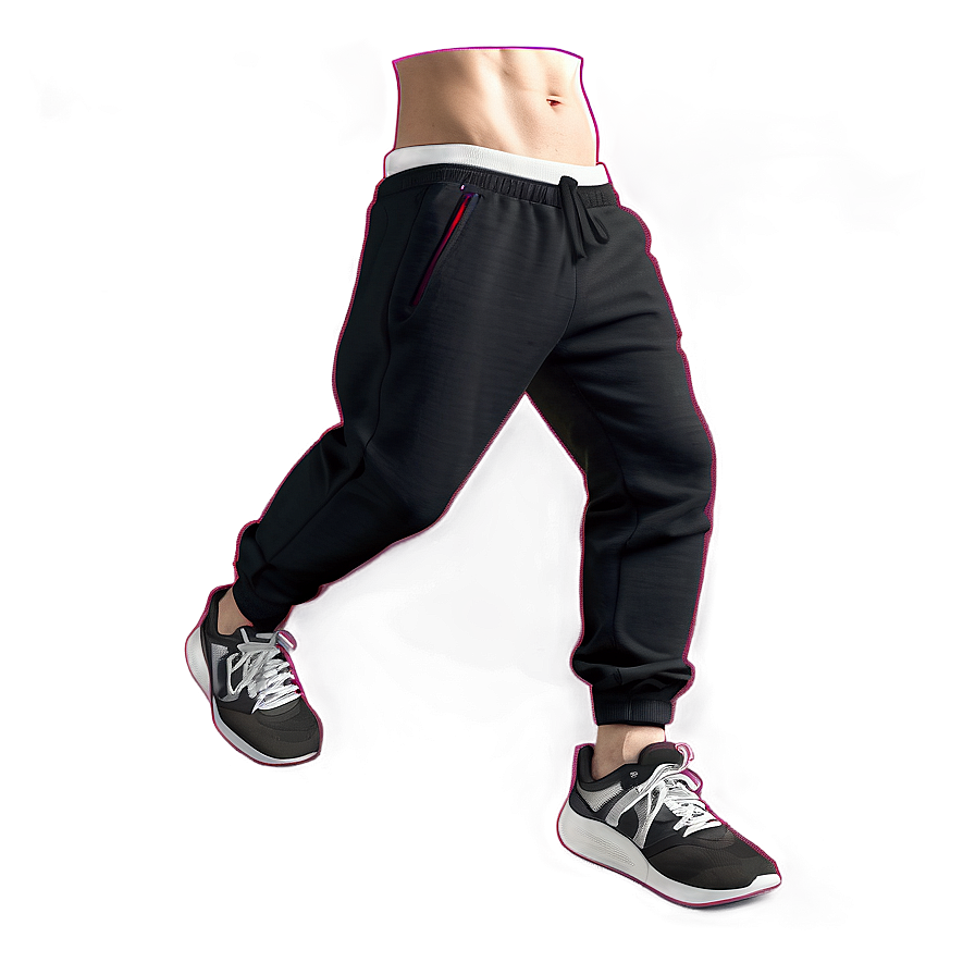 Modern Black Sweatpants Png Ynb56 PNG Image