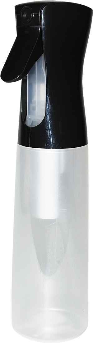 Modern Black White Spray Bottle PNG Image