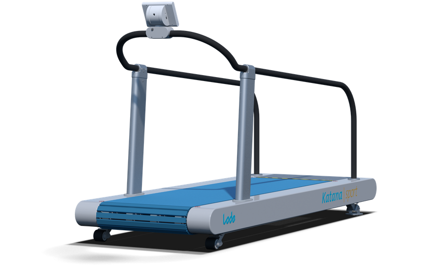 Modern Blue Treadmill Katana Sport PNG Image