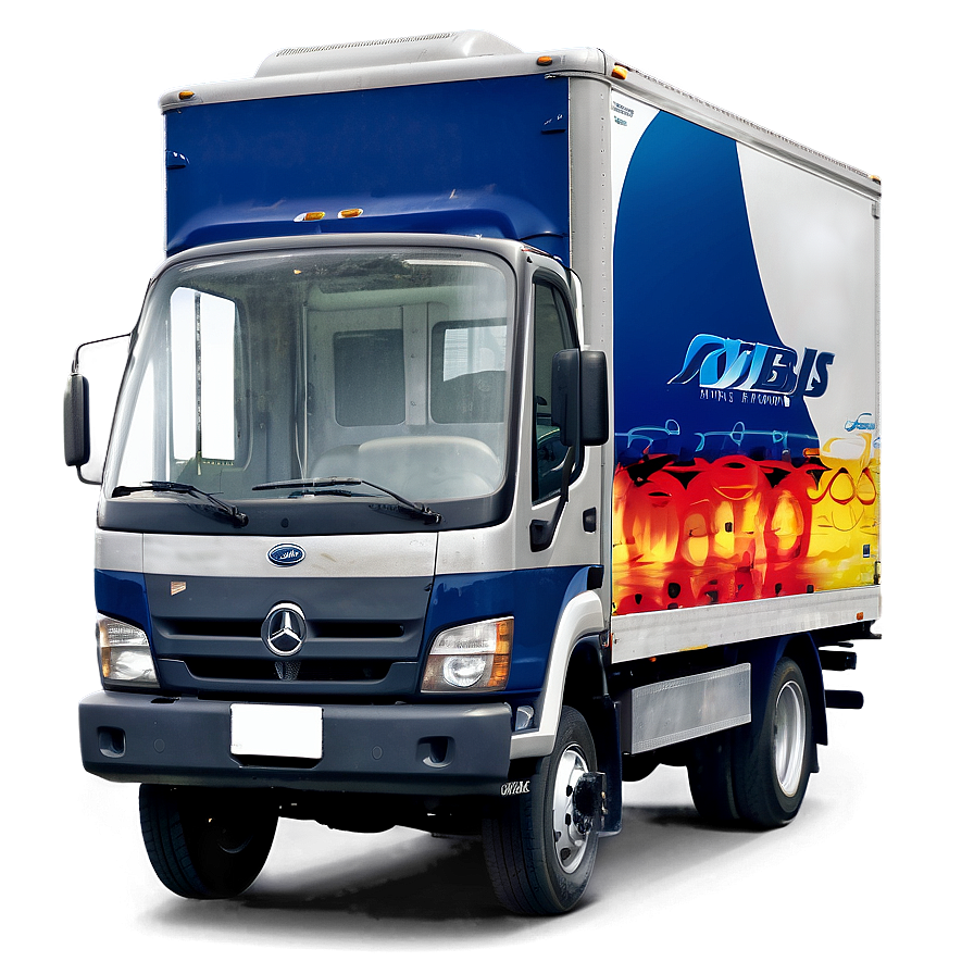 Modern Box Truck Graphic Png 06132024 PNG Image