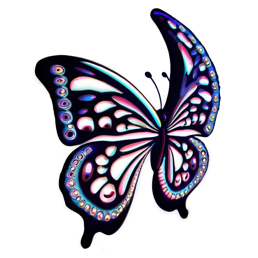 Modern Butterfly Outline Png 23 PNG Image