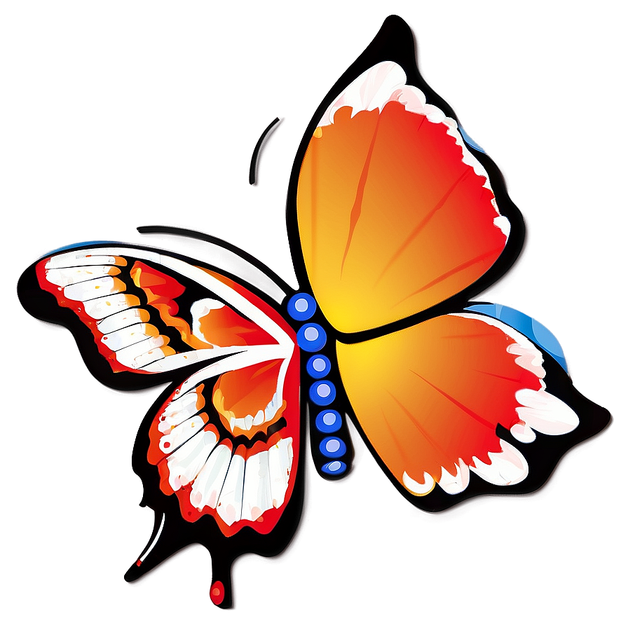 Modern Butterfly Outline Png 67 PNG Image