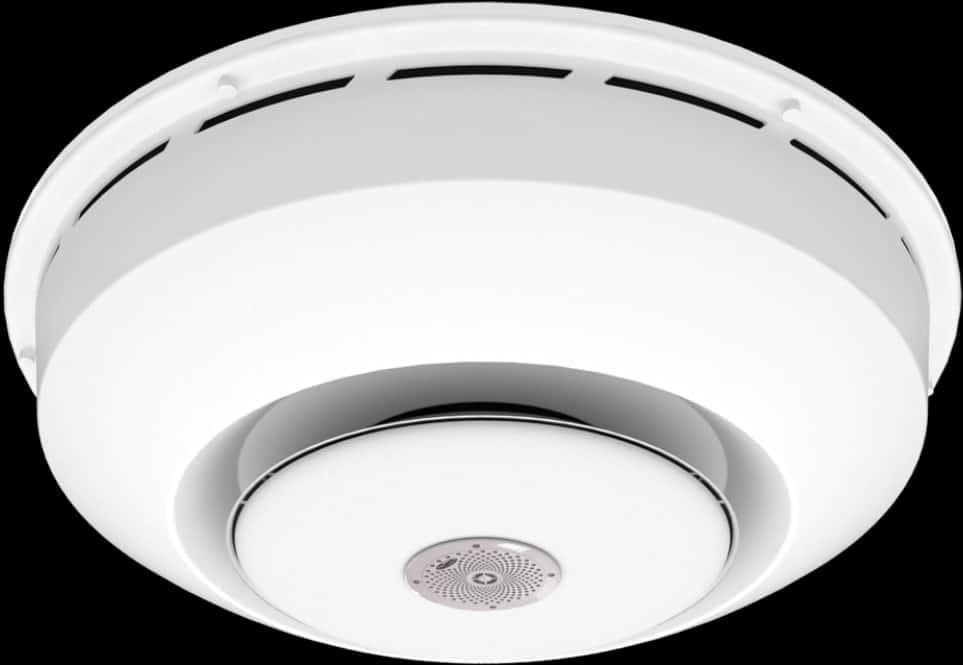 Modern Ceiling Smoke Detector PNG Image