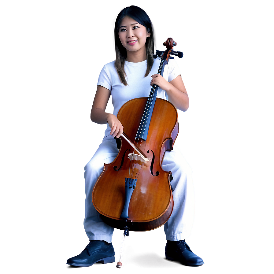 Modern Cello Player Png 69 PNG Image