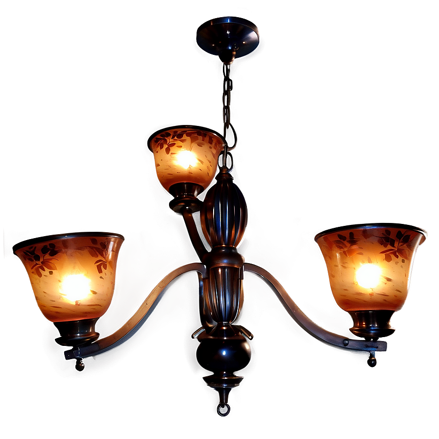 Modern Chandelier With Shades Png Vim PNG Image