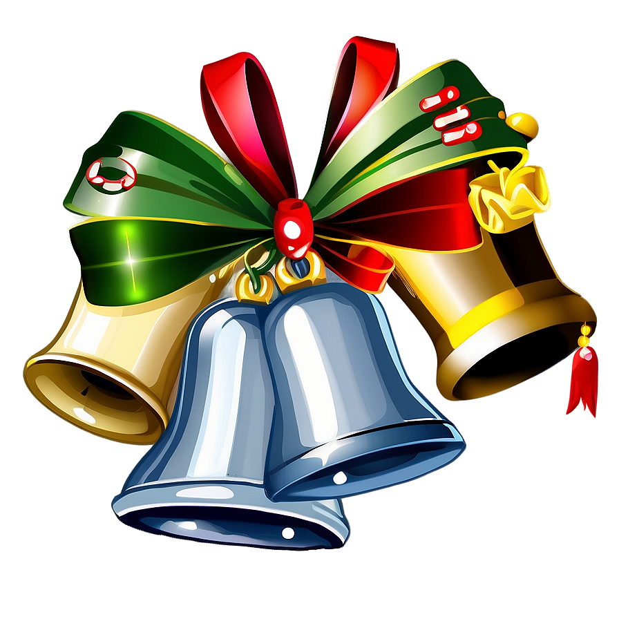 Modern Christmas Bells Png Gab50 PNG Image