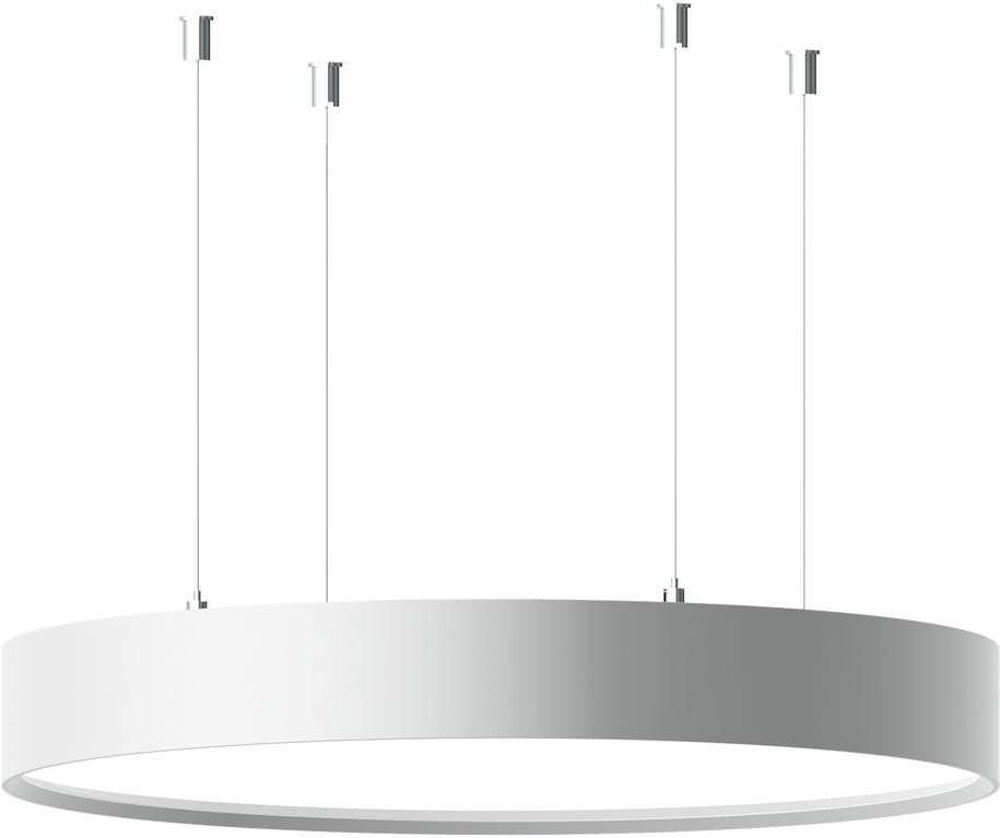 Modern Circular Hanging Light Fixture PNG Image