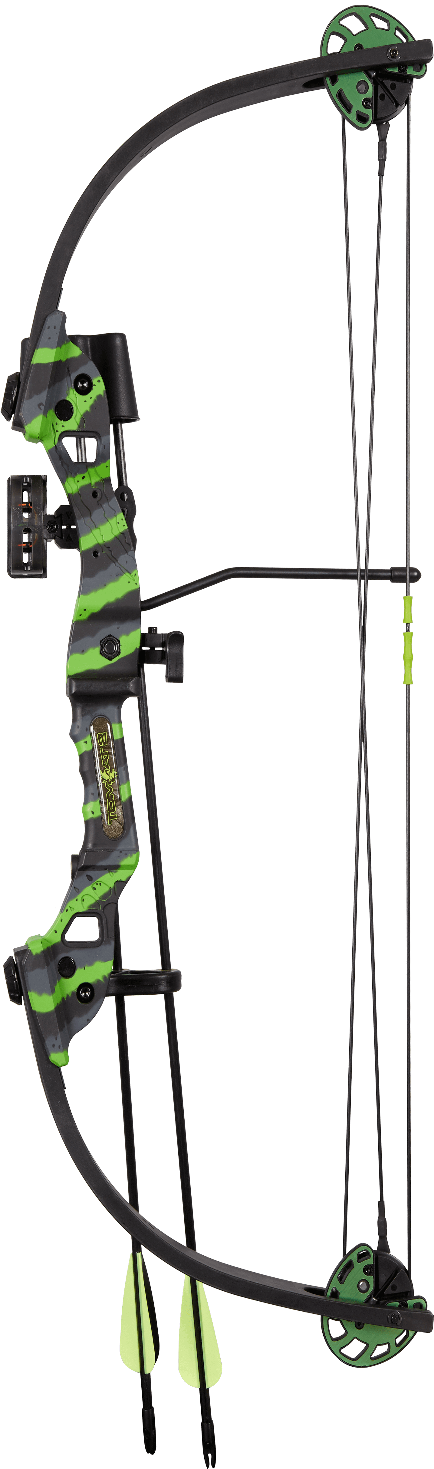 Modern Compound Bow Camouflage Design PNG Image