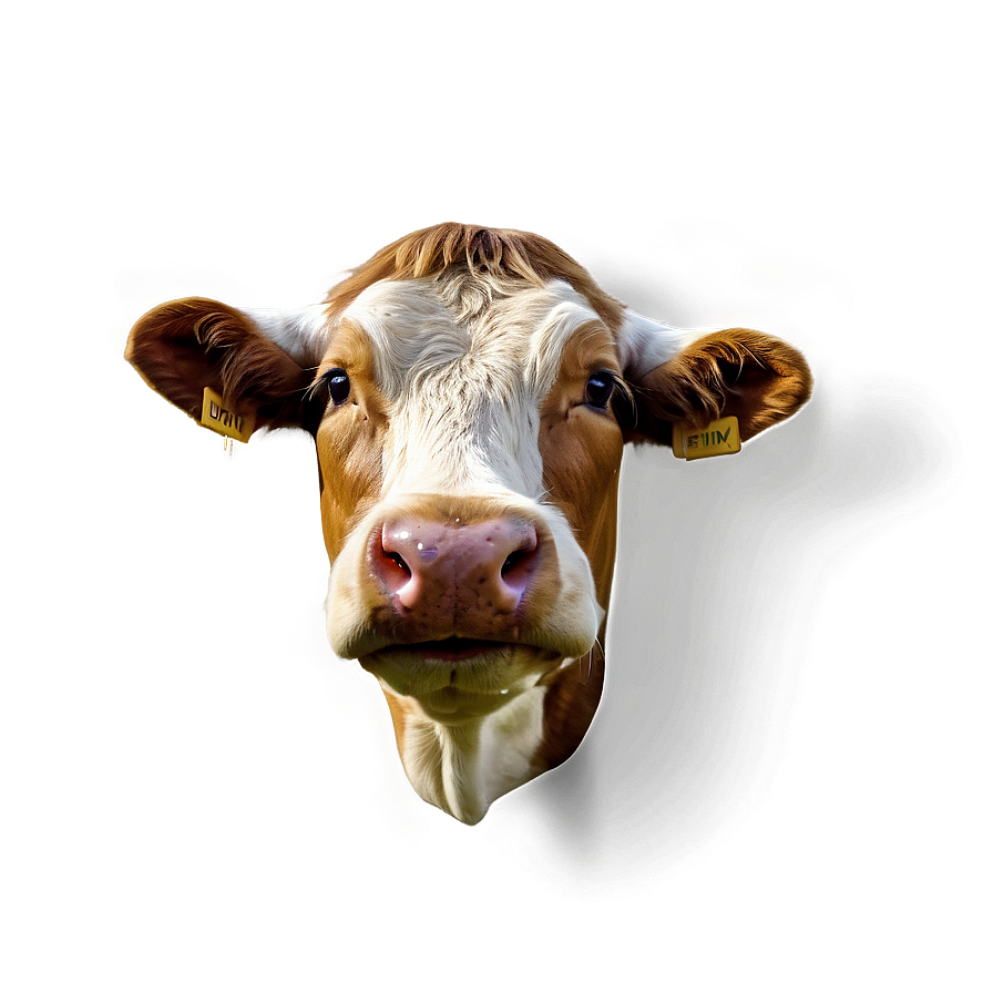 Modern Cow Head Png Pfg PNG Image