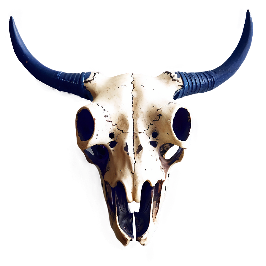 Modern Cow Skull Artwork Png Kdd PNG Image