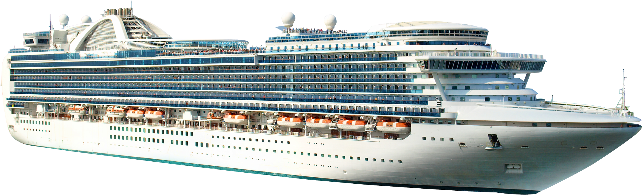 Modern Cruise Liner Profile PNG Image