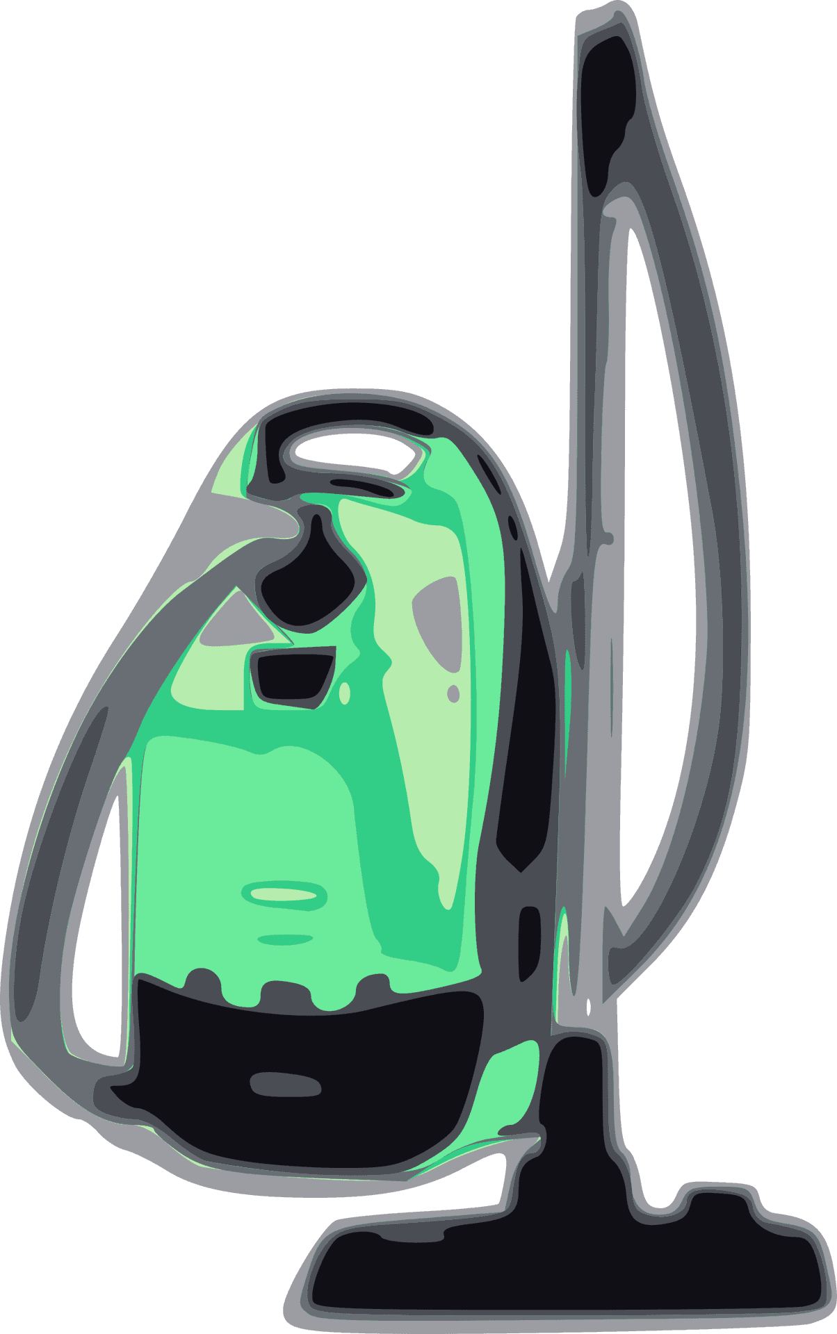 Modern Cyclonic Vacuum Cleaner PNG Image