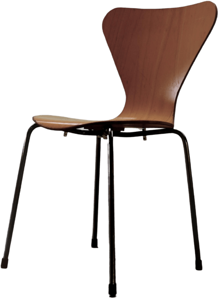 Modern Design Wooden Chair Transparent Background.png PNG Image