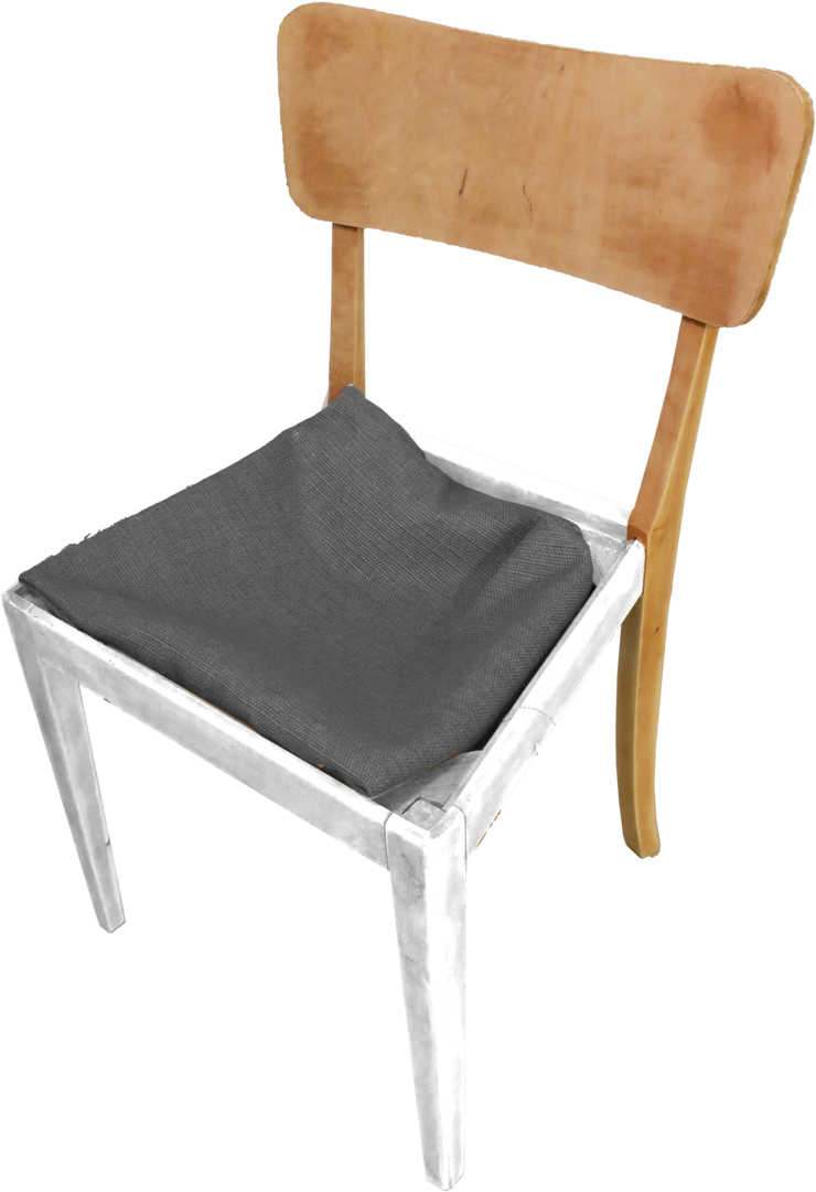 Modern Designer Chair Isolated PNG Image