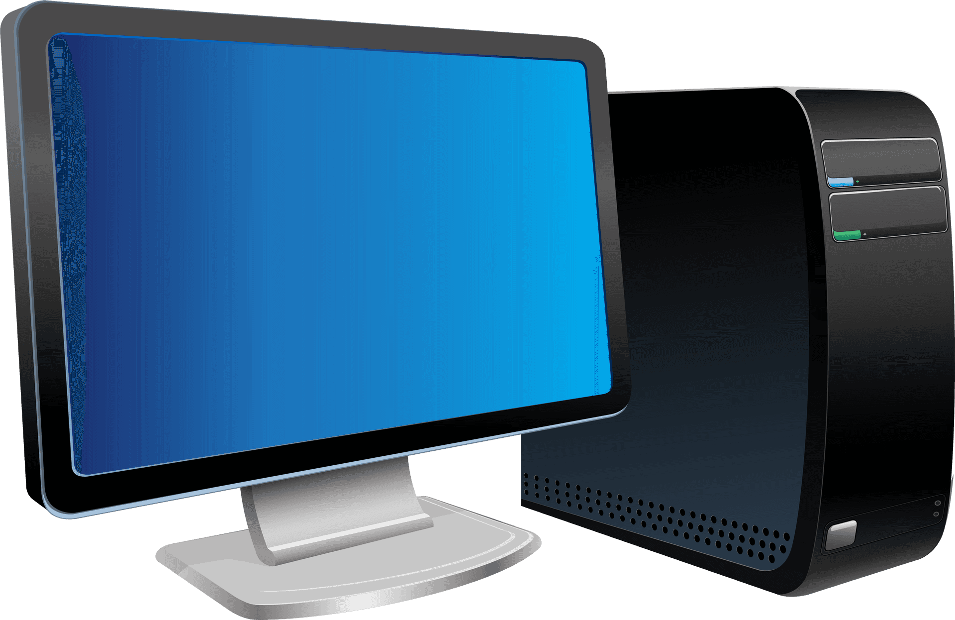 Modern Desktop Computer Clipart PNG Image