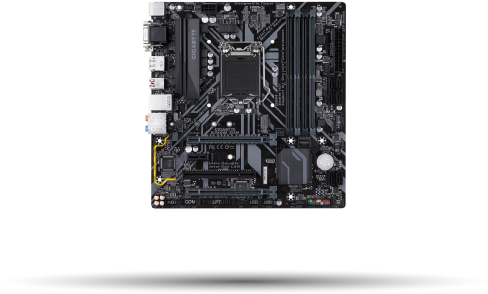 Modern Desktop Motherboard PNG Image