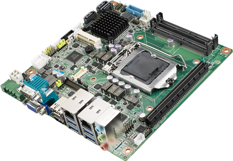 Modern Desktop Motherboard PNG Image