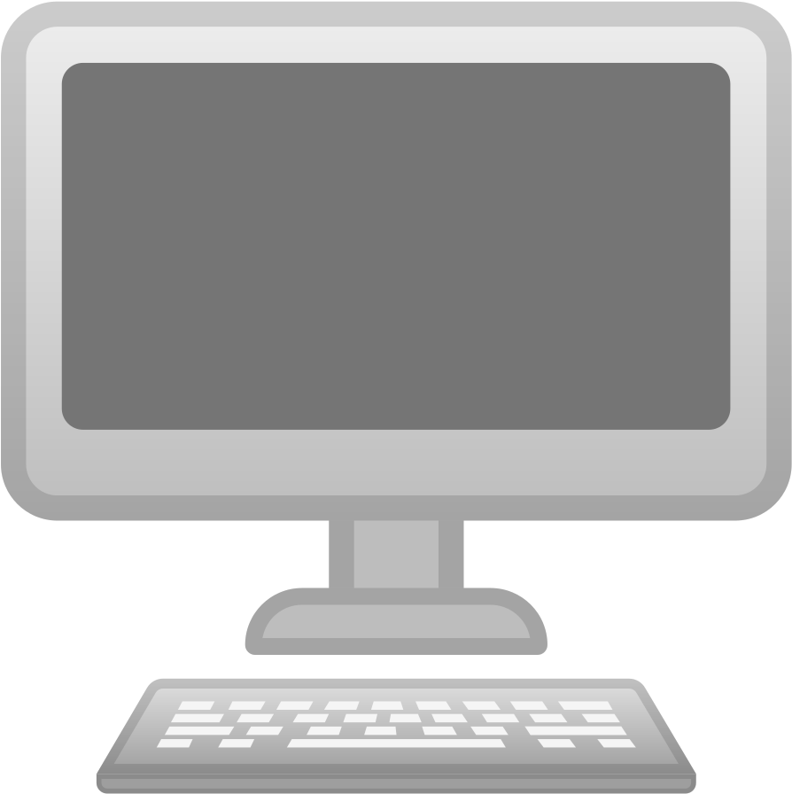 Modern Desktop Setup PNG Image