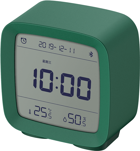 Modern Digital Alarm Clock PNG Image