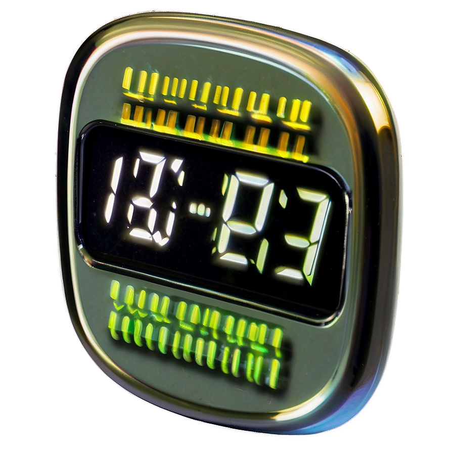 Modern Digital Clock Png Sct14 PNG Image