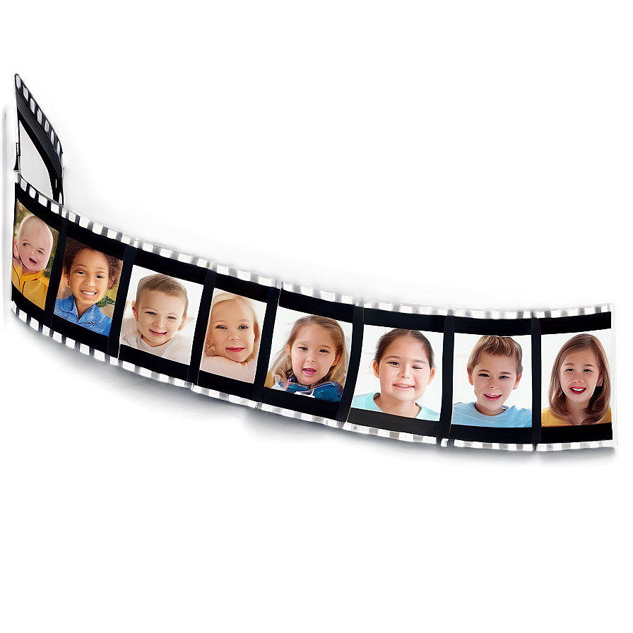 Modern Digital Photo Strip Png Pvk PNG Image