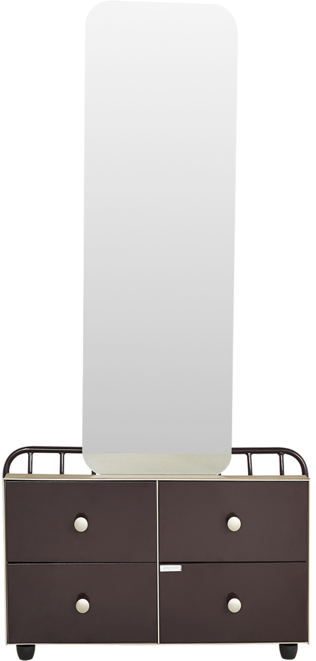 Modern Dressing Tablewith Mirror PNG Image