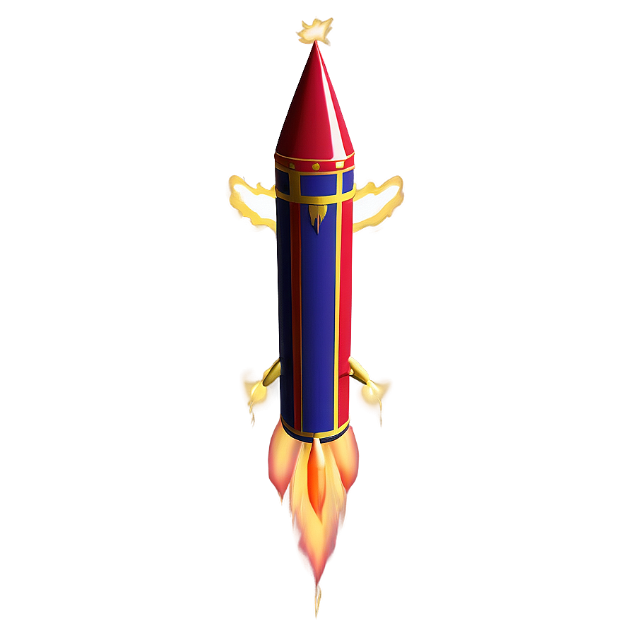 Modern Firework Rocket Png Pls60 PNG Image