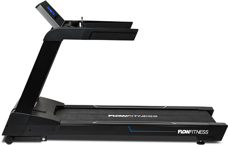 Modern Flow Fitness Treadmill PNG Image