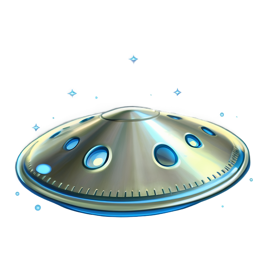 Modern Flying Saucer Artwork Png Qbq23 PNG Image