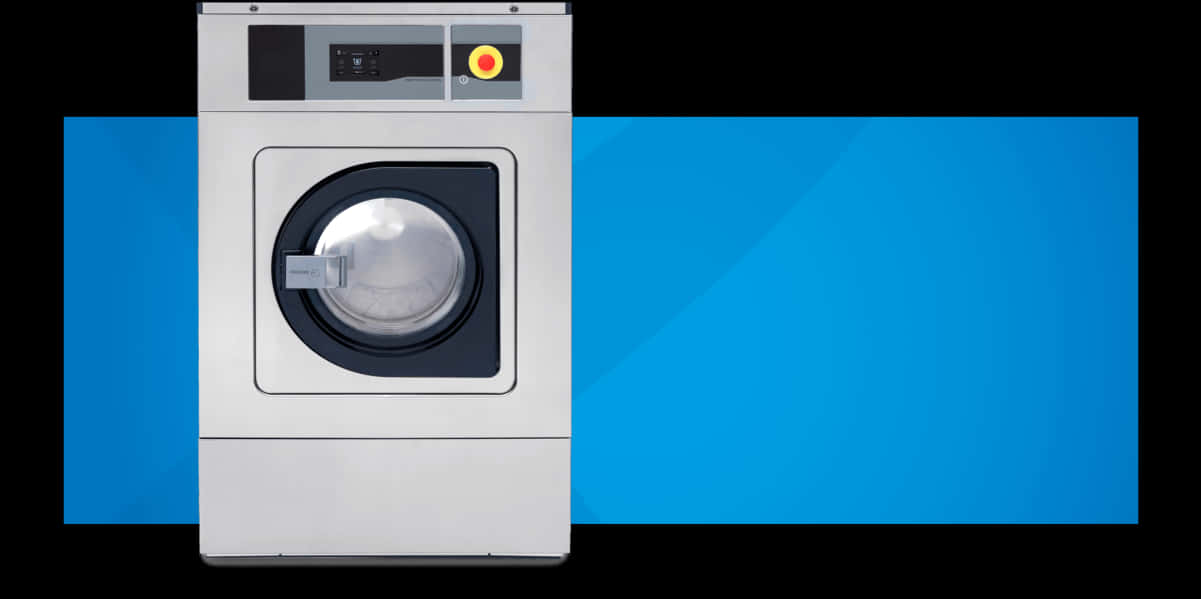 Modern Front Load Washing Machine PNG Image