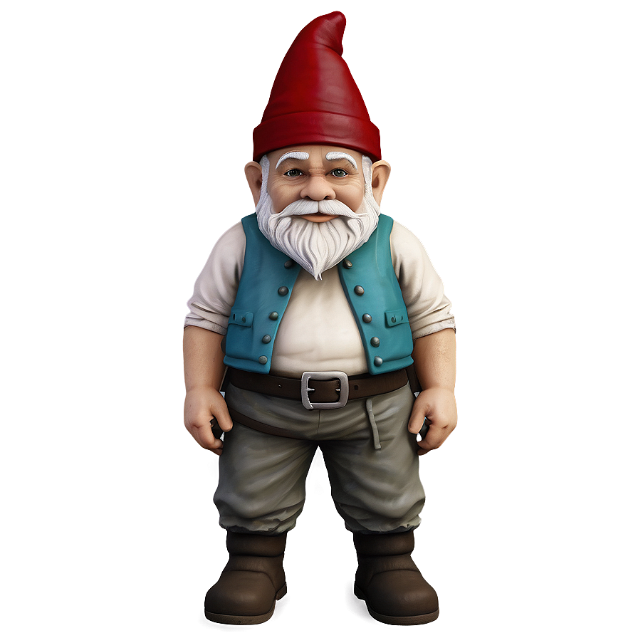 Modern Garden Gnome Png 06132024 PNG Image