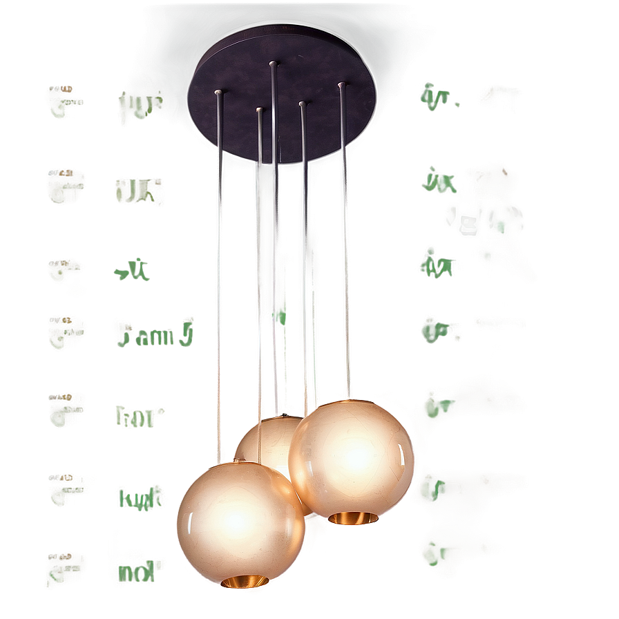 Modern Globe Chandelier Png Jro PNG Image