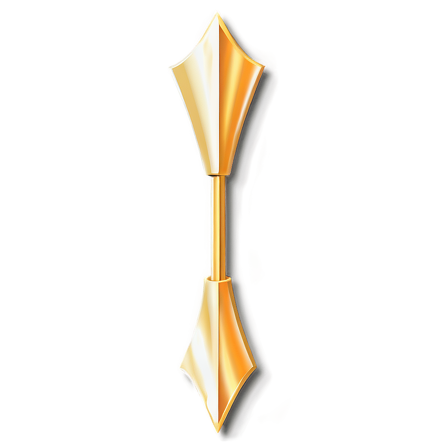 Modern Gold Arrow Concept Png Krc PNG Image