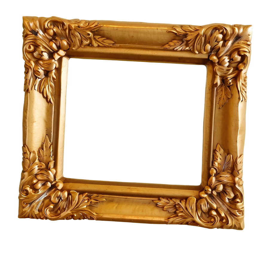 Modern Gold Frame Png 14 PNG Image