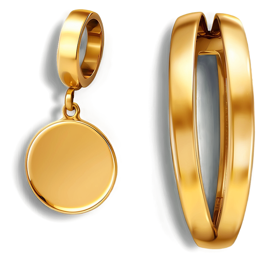 Modern Gold Plate Png Jxb PNG Image