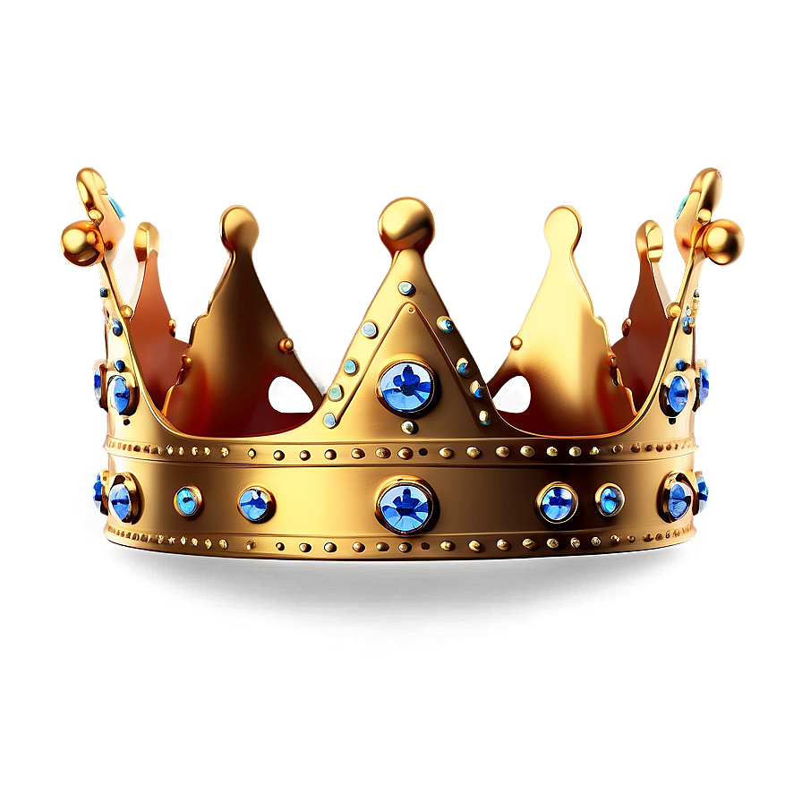 Modern Golden Crown Png 06282024 PNG Image