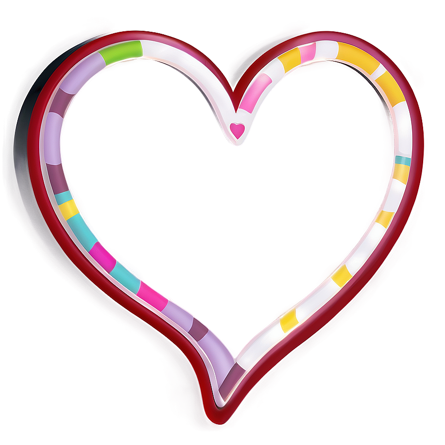 Modern Heart Doodle Png Uvm68 PNG Image