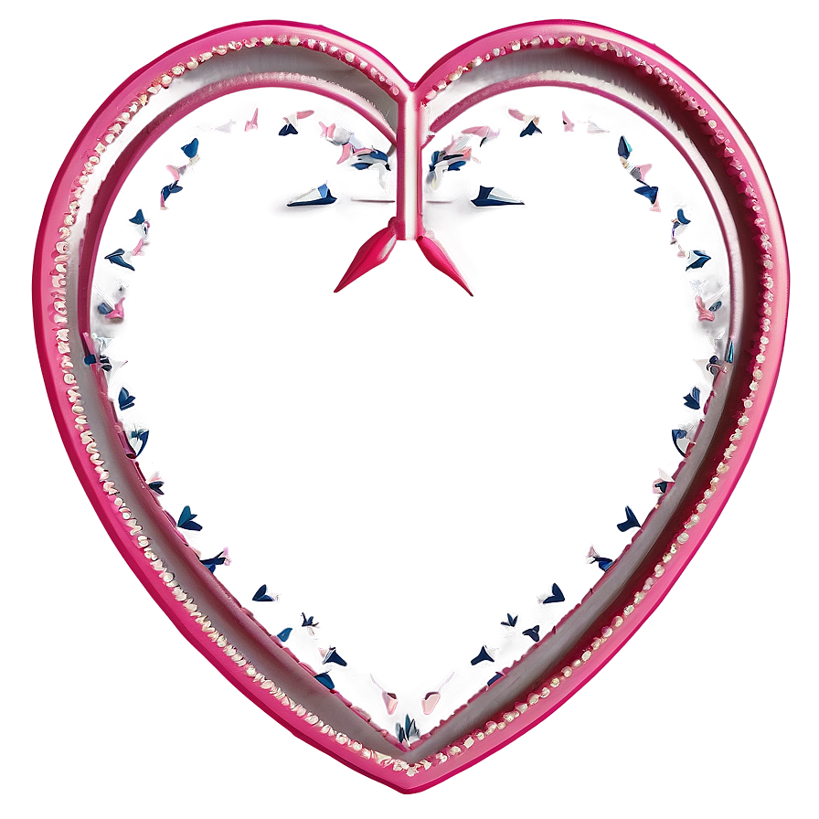 Modern Heart Outline Png Dik72 PNG Image