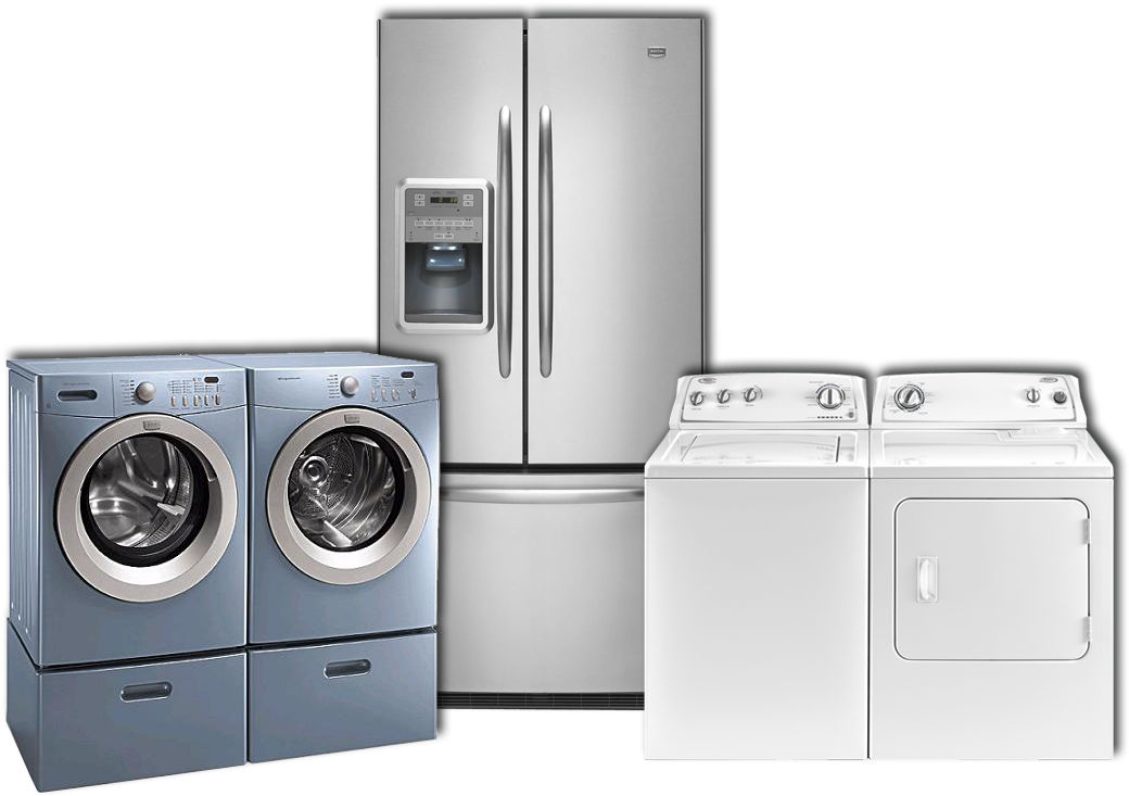 Modern Home Appliances Set PNG Image