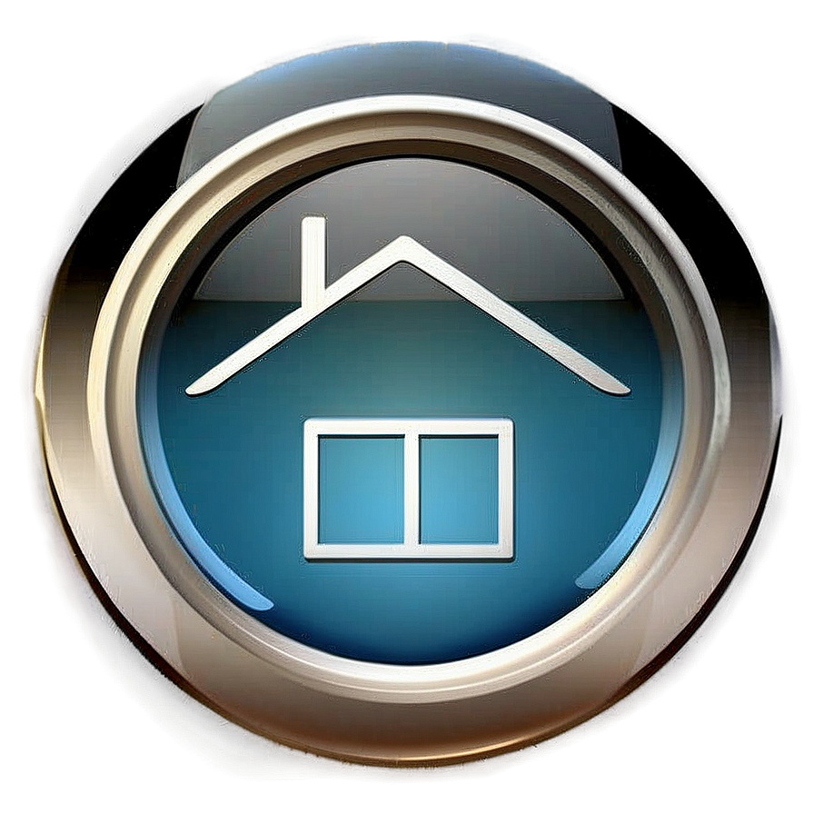 Modern Home Button Design Png 94 PNG Image