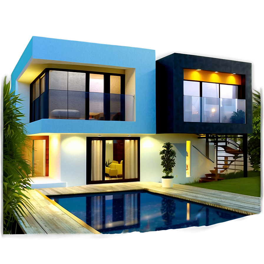 Modern Home Design Png Mka PNG Image