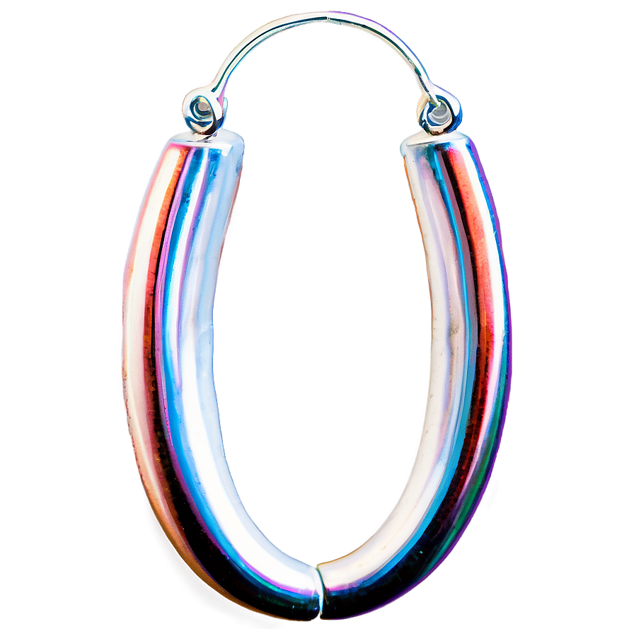 Modern Hoop Earring Png Bel92 PNG Image