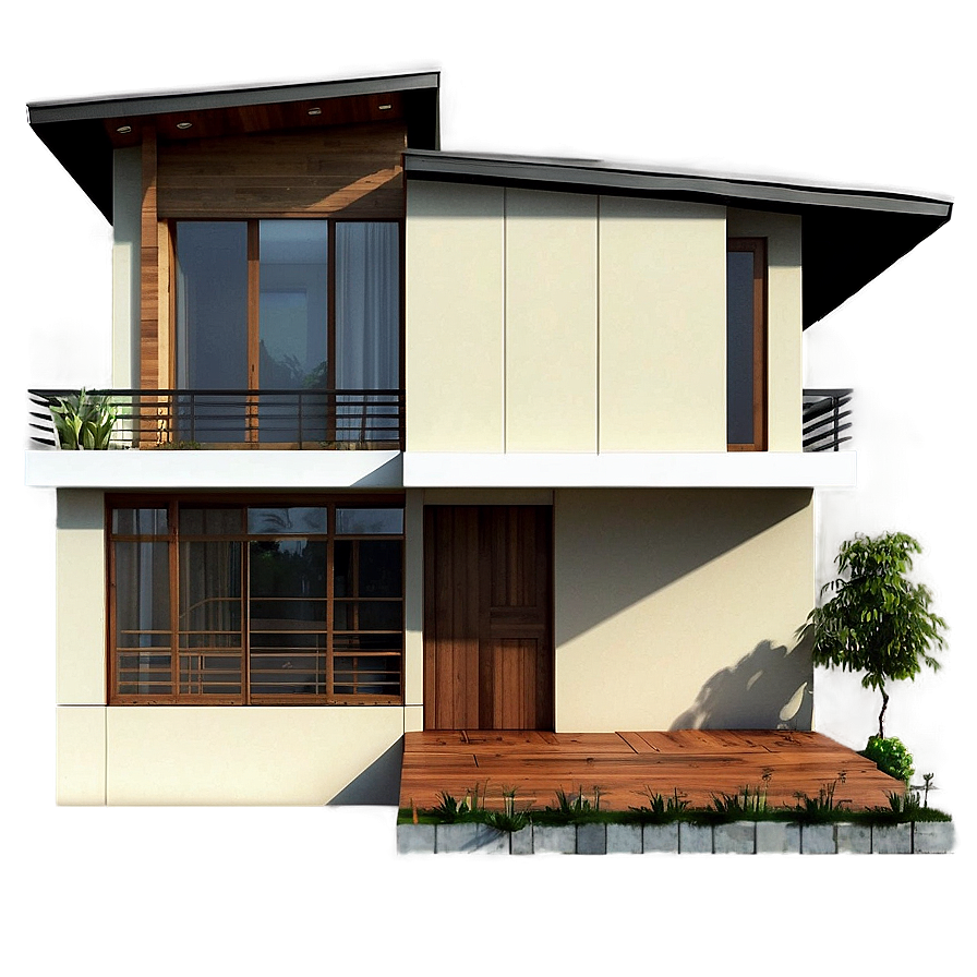 Modern House C PNG Image