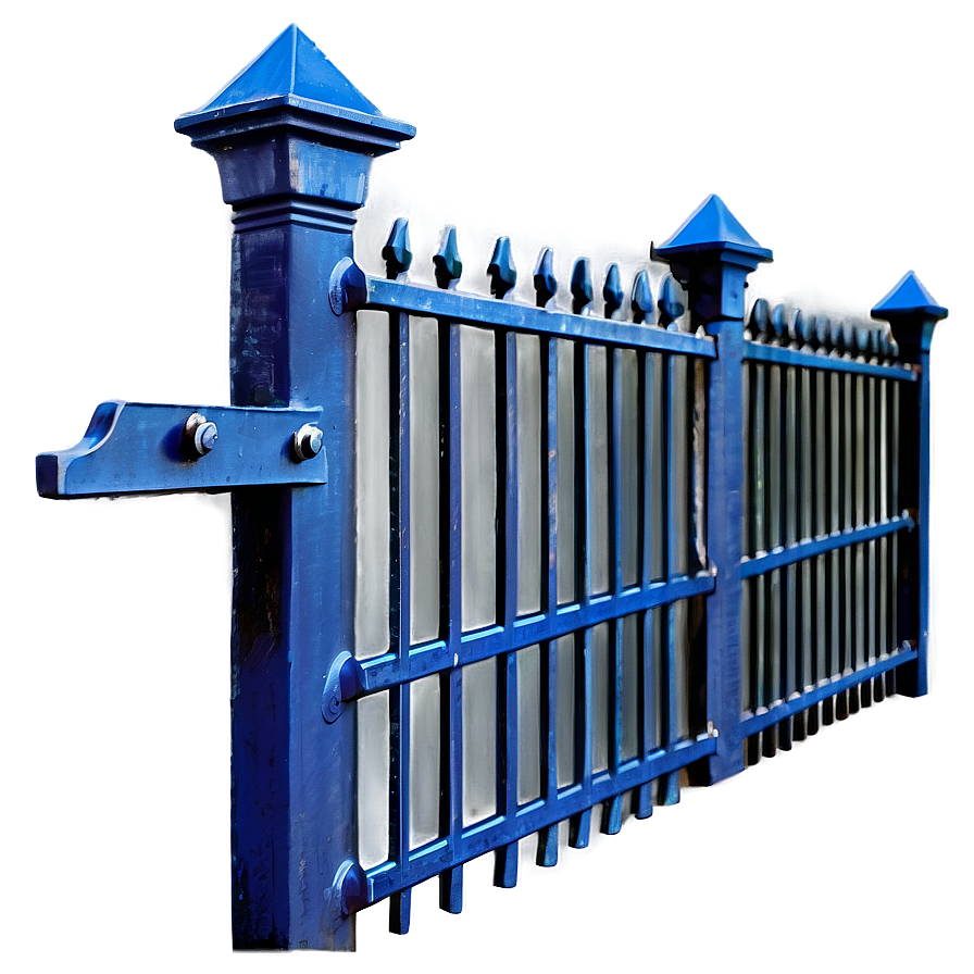 Modern Iron Fence Design Png 05242024 PNG Image